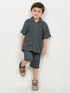 Imported Textured 2 Piece Set (Grey Green)