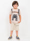 Explorer Vibes Cotton Short Set (Beige)
