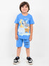 The Jungle Gang Cotton Short Set (Sky Blue)