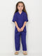 Imported Irish Linen 2 Piece Set (Royal Blue)