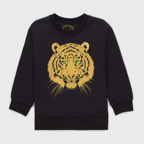 Lion Printed Tracksuit (Black)