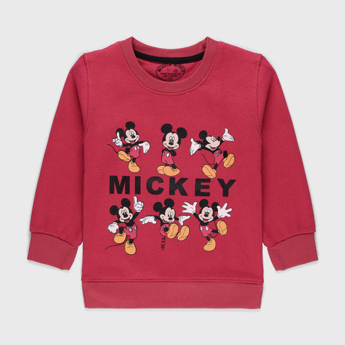 Mickey Fleece Tracksuit (Red)