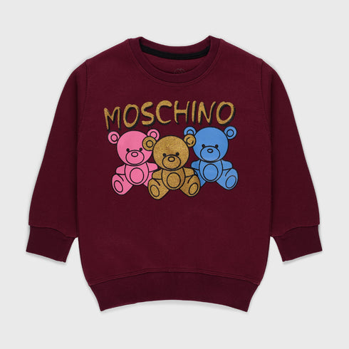 Moschino Fleece Tracksuit (Maroon)