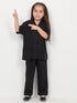 Imported Irish Linen 2 Piece Set (Black)