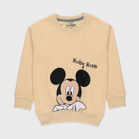 Mickey Fleece Tracksuit (Yellow)