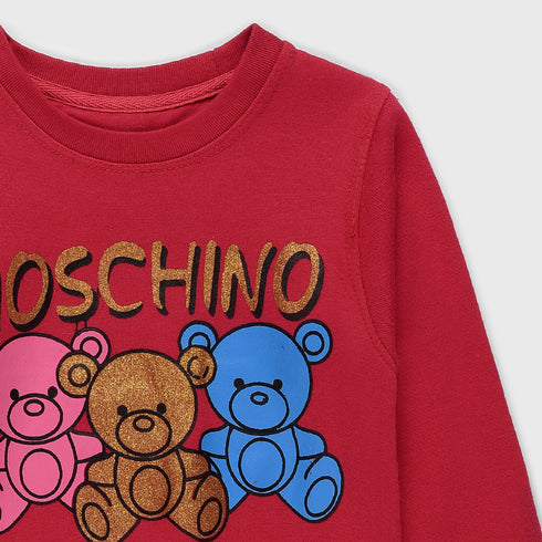 Moschino Fleece Sweatshirt (Red)