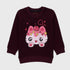 Hello Kitty Fleece Tracksuit (Maroon)