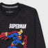Supermen Fleece Tracksuit (Dark Grey)