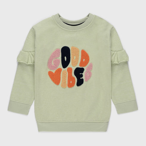 Fleece Good Vibes 2-Piece Set (Green)