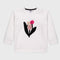 Rose Printed Sweatshirt (White)