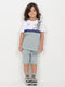 Bugs Bunny Joy Cotton Short Set (White & Grey)