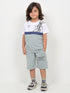 Bugs Bunny Joy Cotton Short Set (White & Grey)