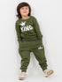 Little King Fleece Suit (Hunter Green)