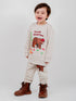 Cozy Forest Bear Fleece Suit (Ivory)