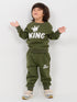 Little King Fleece Suit (Hunter Green)