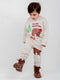 Cozy Forest Bear Fleece Suit (Ivory)