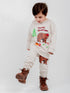Cozy Forest Bear Fleece Suit (Ivory)