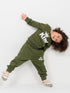 Little King Fleece Suit (Hunter Green)