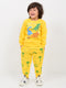 Dino Safari Adventure Fleece Suit (Lemon Yellow)