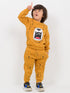 The Yawn Bear Fleece Suit (Caramel Brown)