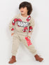 The Spider Hero Fleece Suit (Light Khaki)