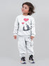 Happy Elephants Fleece Suit (Bright Grey)