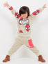 The Spider Hero Fleece Suit (Light Khaki)