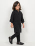Imported Irish Linen Kurta Pajama Set (Black)