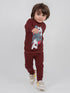 Lovely Cats Fleece Suit (Brown)