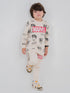 Marvel Printed Fleece Suit (Off-White)