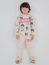 Marvel Printed Fleece Suit (Off-White)