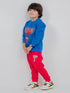 Spidey Printed Fleece Suit (Blue/Red)
