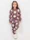 Flower Pop Fleece Suit (Rose Bloom)