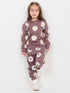 Flower Pop Fleece Suit (Rose Bloom)