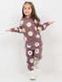 Flower Pop Fleece Suit (Rose Bloom)