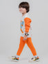 Scholar Tiger Fleece Suit (Orange/White)