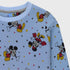 Mickey Mouse Allover Printed Fleece Tracksuit (Blue)