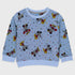 Mickey Mouse Allover Printed Fleece Tracksuit (Blue)