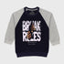 Break Rules Fleece Tracksuit (Navy-Grey)