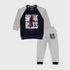Break Rules Fleece Tracksuit (Navy-Grey)