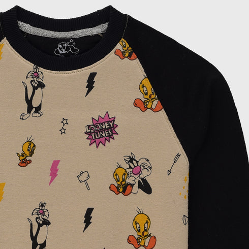 Looney Tunes Fleece Tracksuit (Soft Mont)