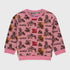 Tom & Jerry Allover Printed Fleece Tracksuit (Pink)