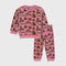 Tom & Jerry Allover Printed Fleece Tracksuit (Pink)