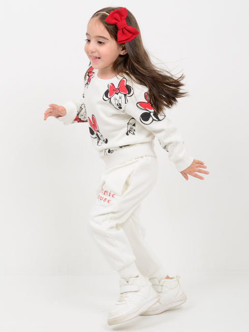 The Minnie Love Fleece Suit (Off-White)
