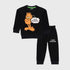 Angry Garfield Fleece Tracksuit (Black)