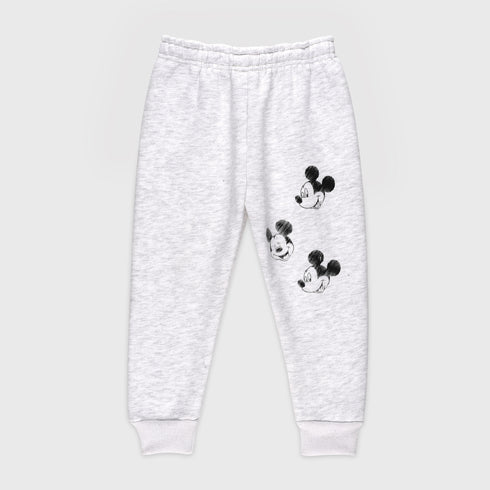 Mickey Mouse Fleece Tracksuit (Light Grey)