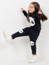 The Cozy Panda Fleece Suit (Black)