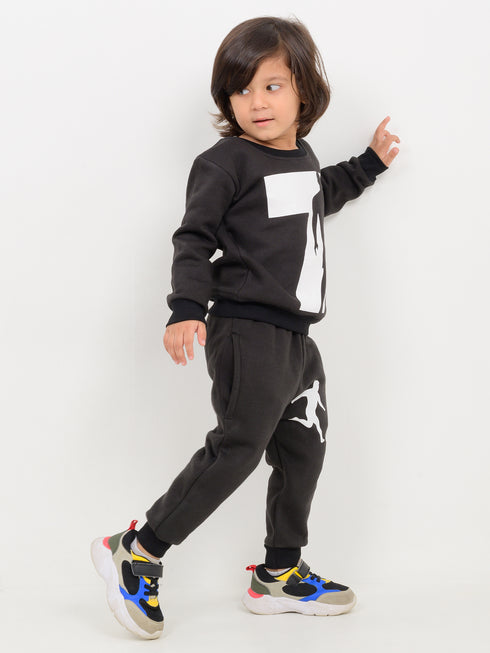 Cristiano Ronaldo Fleece Suit (Black)