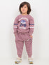Monster Crush Fleece Suit (Mauve)