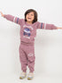 Monster Crush Fleece Suit (Mauve)